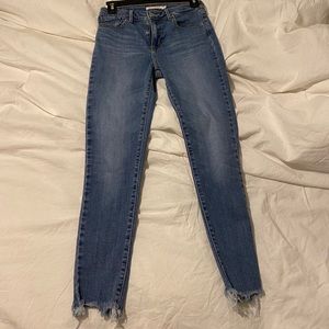 Levi’s skinny high rise jeans